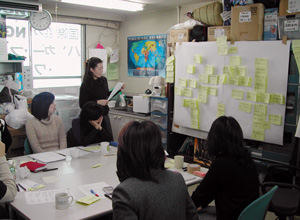 職員会議の様子