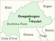 map of burkina faso